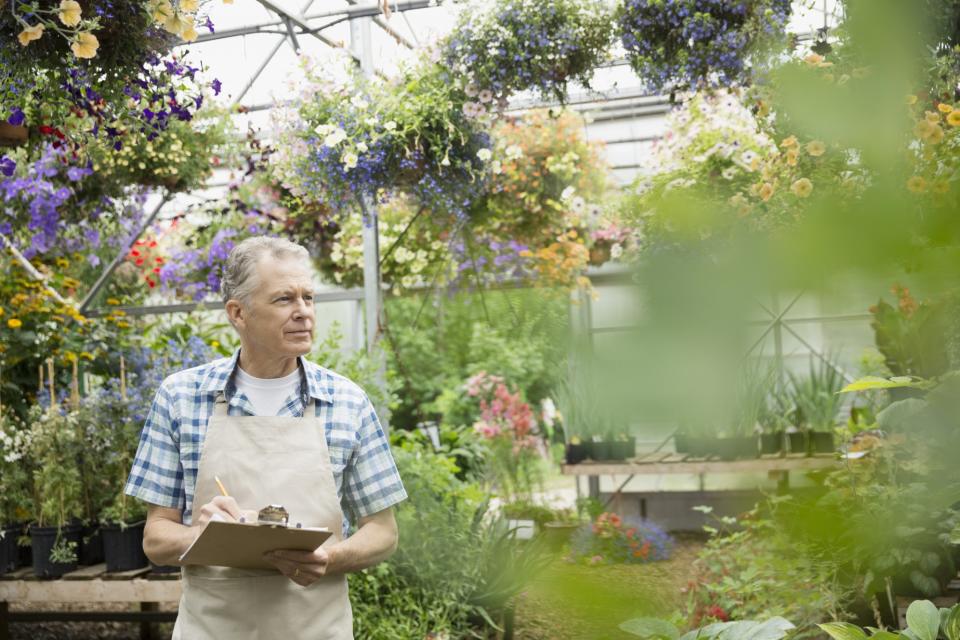 <p>No. 7 lowest-paid job: Nursery and greenhouse worker<br>Average full-time hourly wage: $13.25<br>(Hero Images / Getty Images) </p>