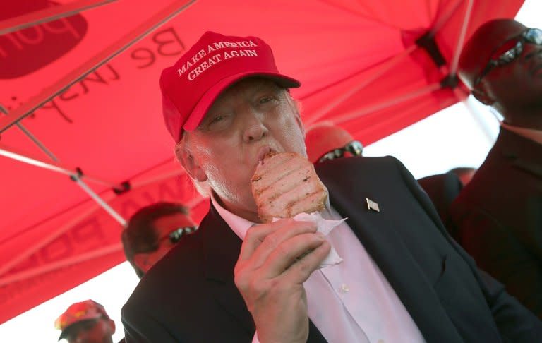 US President Donald Trump is famed for his love of fast food