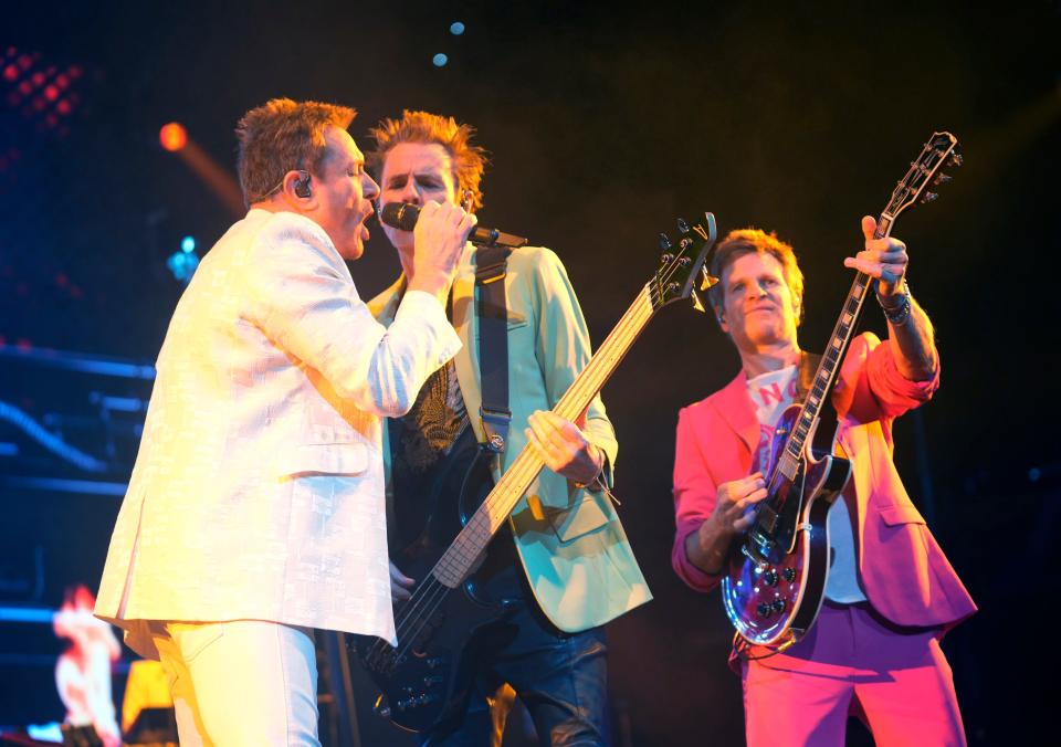 Duran Duran performs for fans at Footprint Center in Phoenix on Sept. 7, 2022.