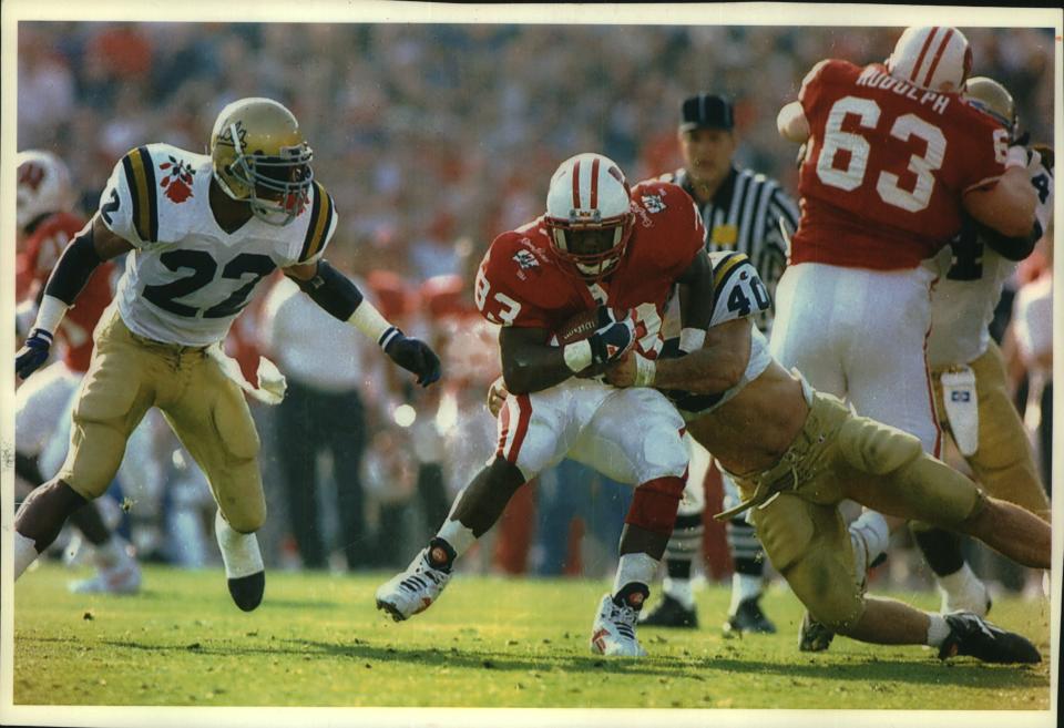 Racine native Brent Moss was the MVP of the Badgers' Rose Bowl victory over UCLA after the 1993 season.