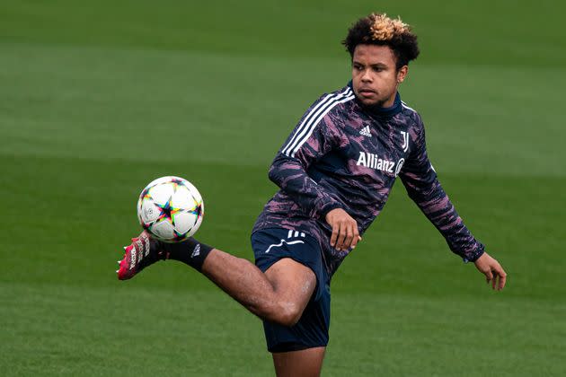 U.S. soccer player Weston McKennie, pictured at practice for Juventus FC in the Italian league, is one of several injury concerns for the Americans heading into the World Cup. (Photo: Nicolò Campo via Getty Images)
