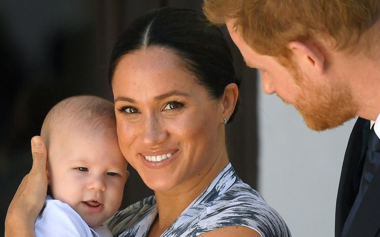 Meghan, Archie and Prince Harry - Toby Melville - Pool/Getty Images