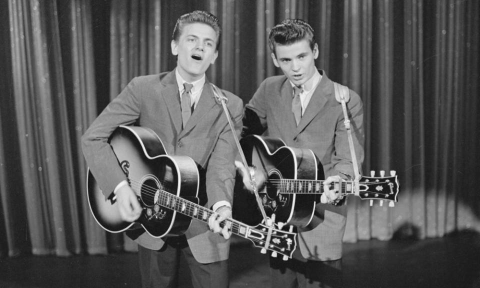 The Everly Brothers on The Ed Sullivan Show in 1957