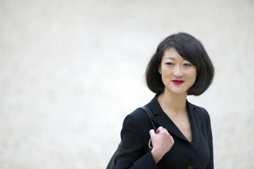 Newly-appointed French Junior Minister for SMEs, Innovations and Digital Economy, Fleur Pellerin arrives for the first cabinet meeting on May 17