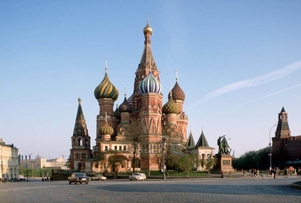 Cathedral of St. Basil on Red Square.