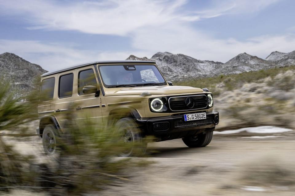 mercedes benz g 580 with eq technology press images