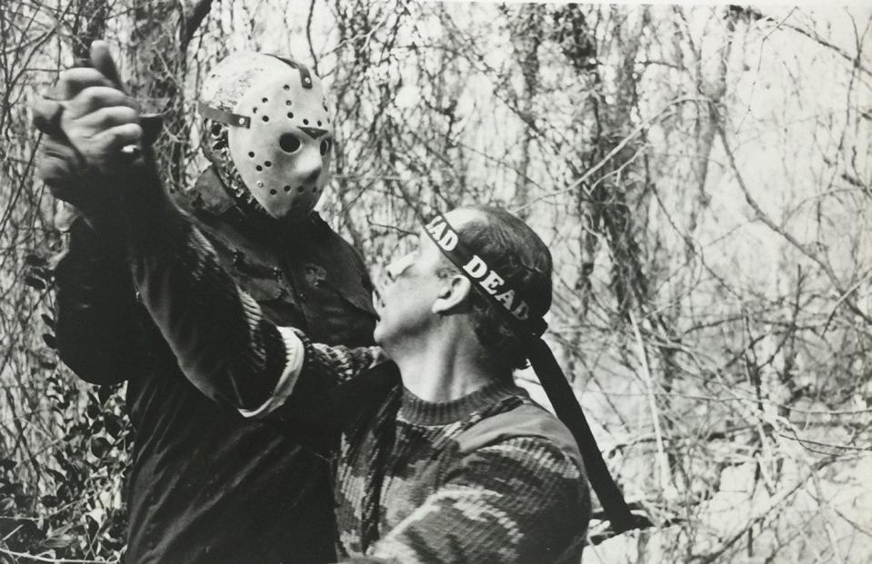A scene from "Friday the 13th, Part VI: Jason Lives," from left: C.J. Graham  and Wallace Merck    