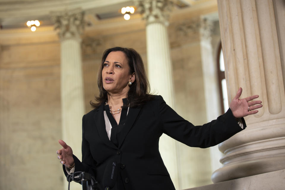 DC: United States Senator Kamala Harris (Democrat of California) Television Interview