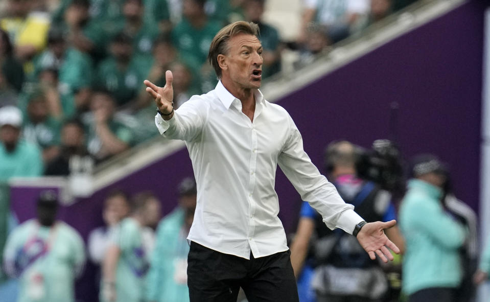 沙烏地阿拉伯法國籍型男主帥Herve Renard。（達志影像）