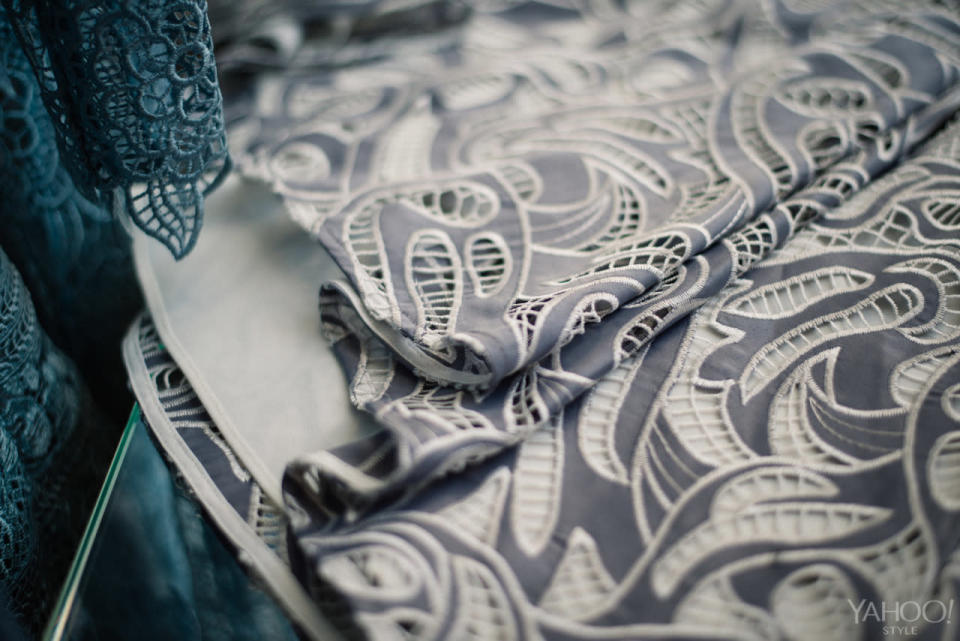 “We often design our fabrics in house and then work with mills to create our fabrics.”