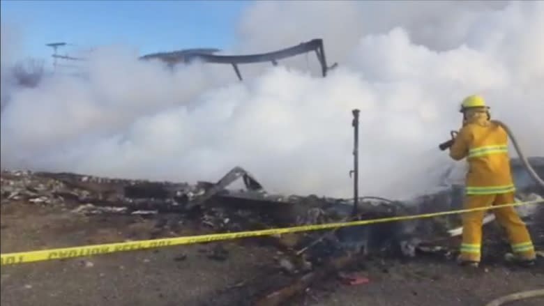 Temporary school a priority, inspection of fire-ravaged Bay d'Espoir Academy takes backburner