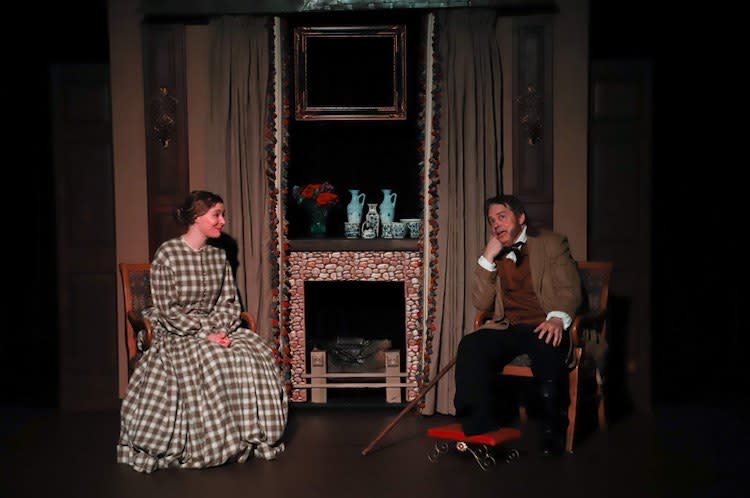 Kiera Lynn Martin and Joe Urbaitis star as Jane Eyre and Edward Fairfax Rochester.