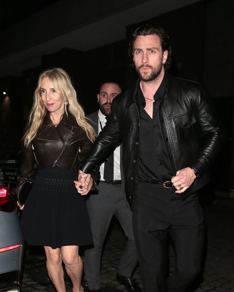 Sam Taylor-Johnson, 57, with husband Aaron, 33. GC Images