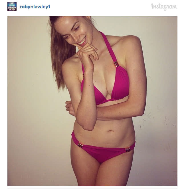 Robyn Lawley shares unretouched photo