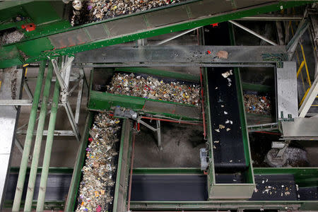 A general view shows the new waste collection plant which creates what is known as Refuse Derived Fuel (RDF) in the outskirts of Tel Aviv, Israel March 26, 2017. Picture taken March 26, 2017. REUTERS/Nir Elias