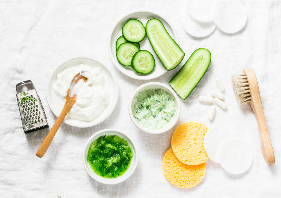 Cooling Cucumber and Yoghurt Facemask. (PHOTO: Anantara Spa)