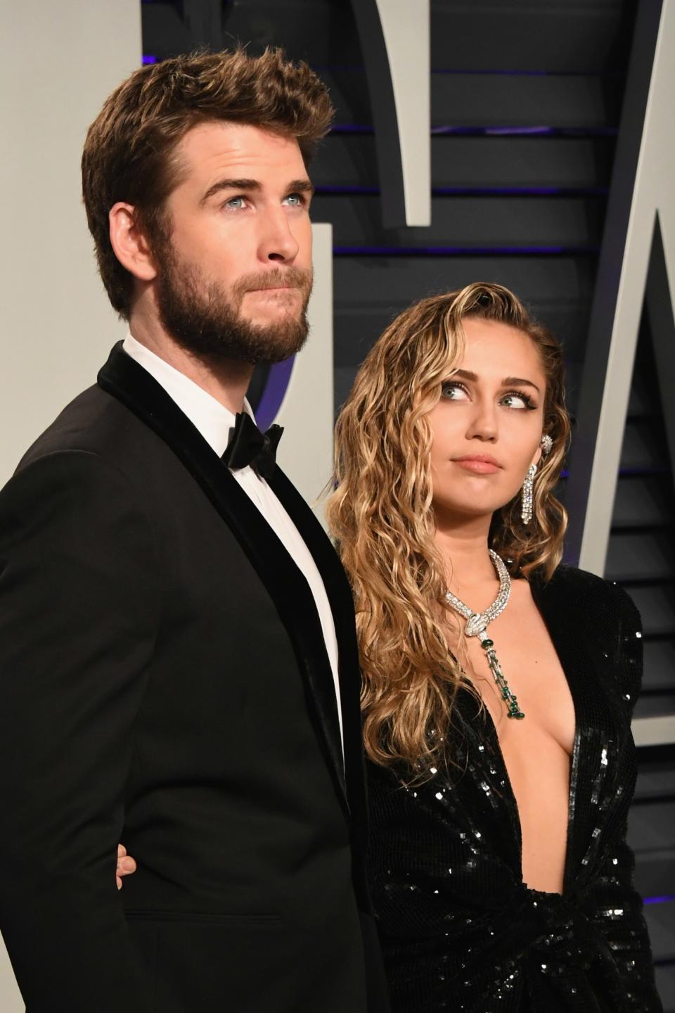 Cyrus and Hemsworth in 2019