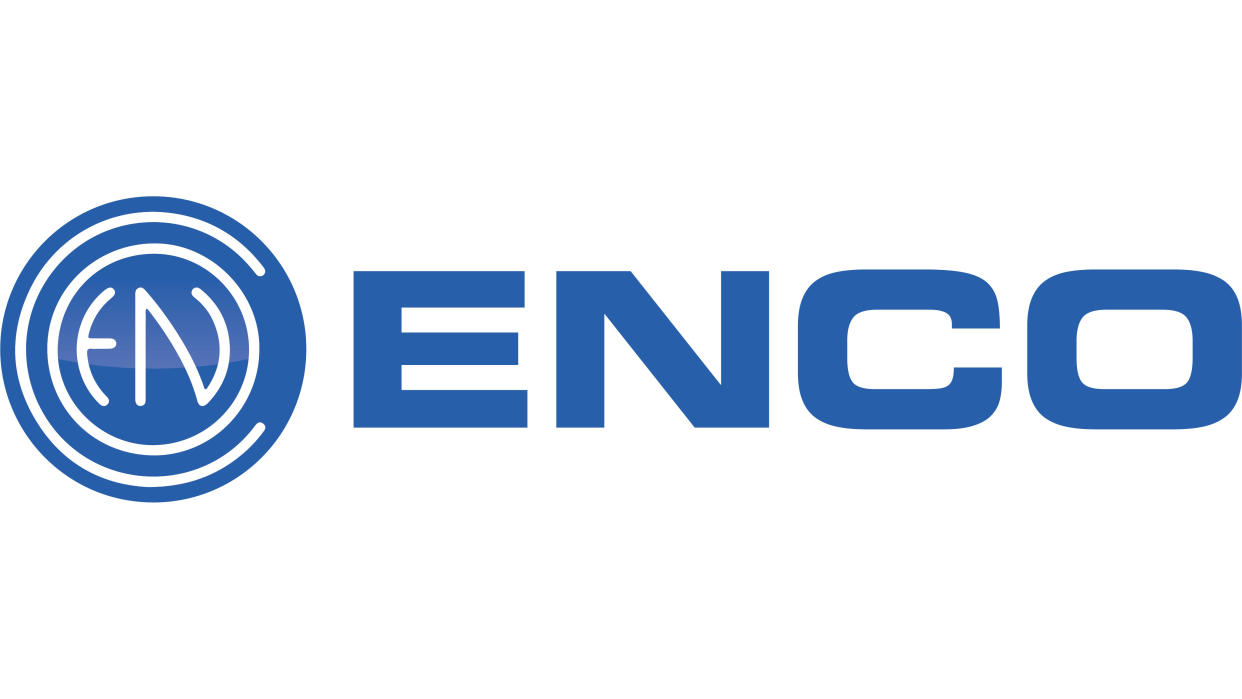  The ENCO logo. 
