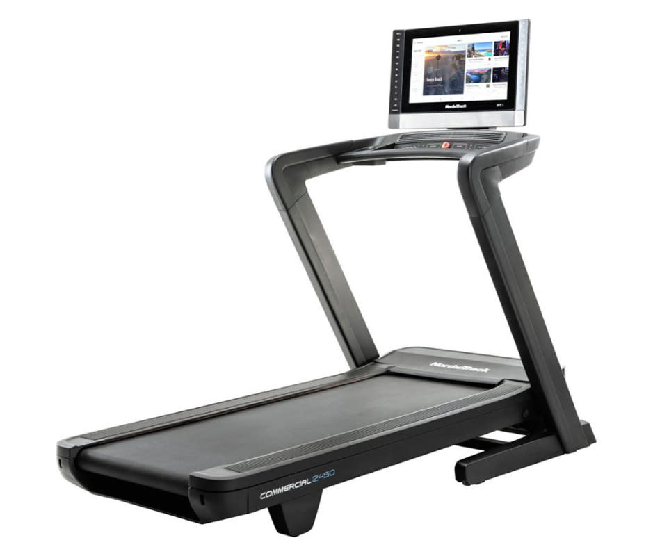 NordicTrack 2450 has all the design elements you want in a sleek home treadmill.<p>Laura Fisher</p>