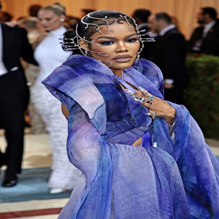 Teyana Taylor at the 2022 Met Gala