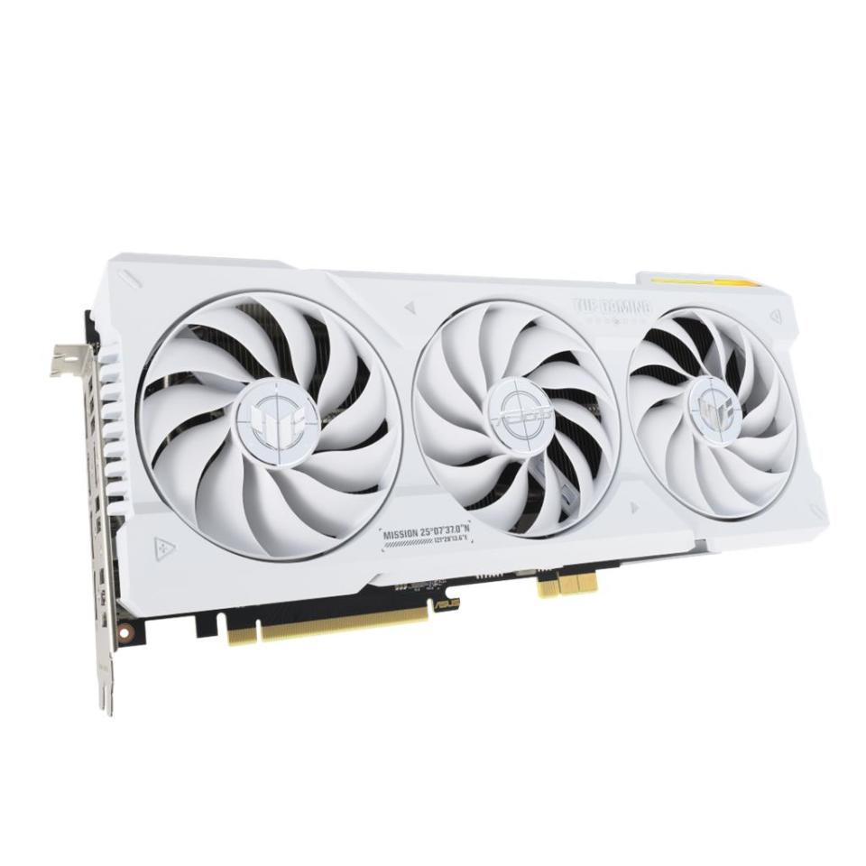 TUF Gaming GeForce RTX 4070 Ti SUPER BTF White Edition（華碩提供）