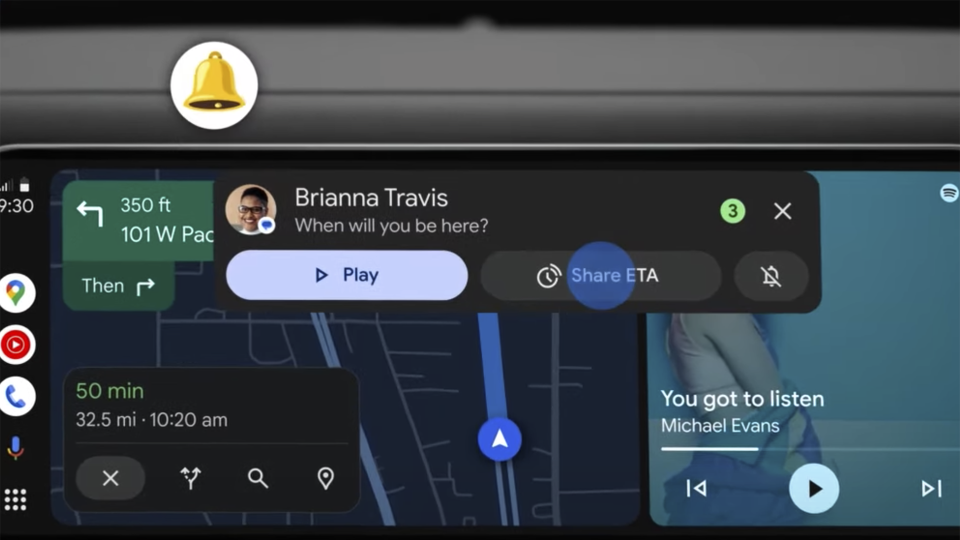 Android Auto text AI