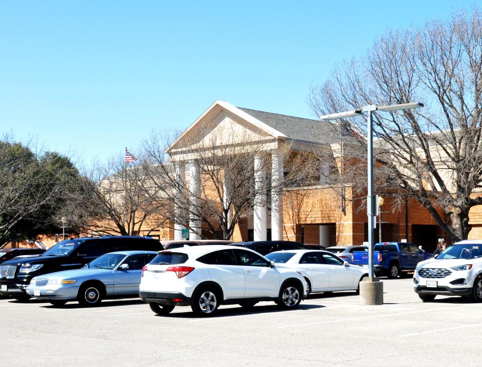 Though quiet now, the site of the Wichita Falls Public Library a history of hustle and bustle -- and tragedy.