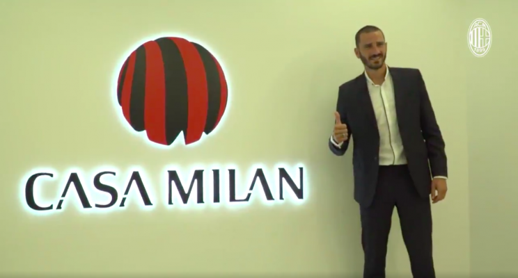 Bonucci ya es milanista (Foto: Twitter).