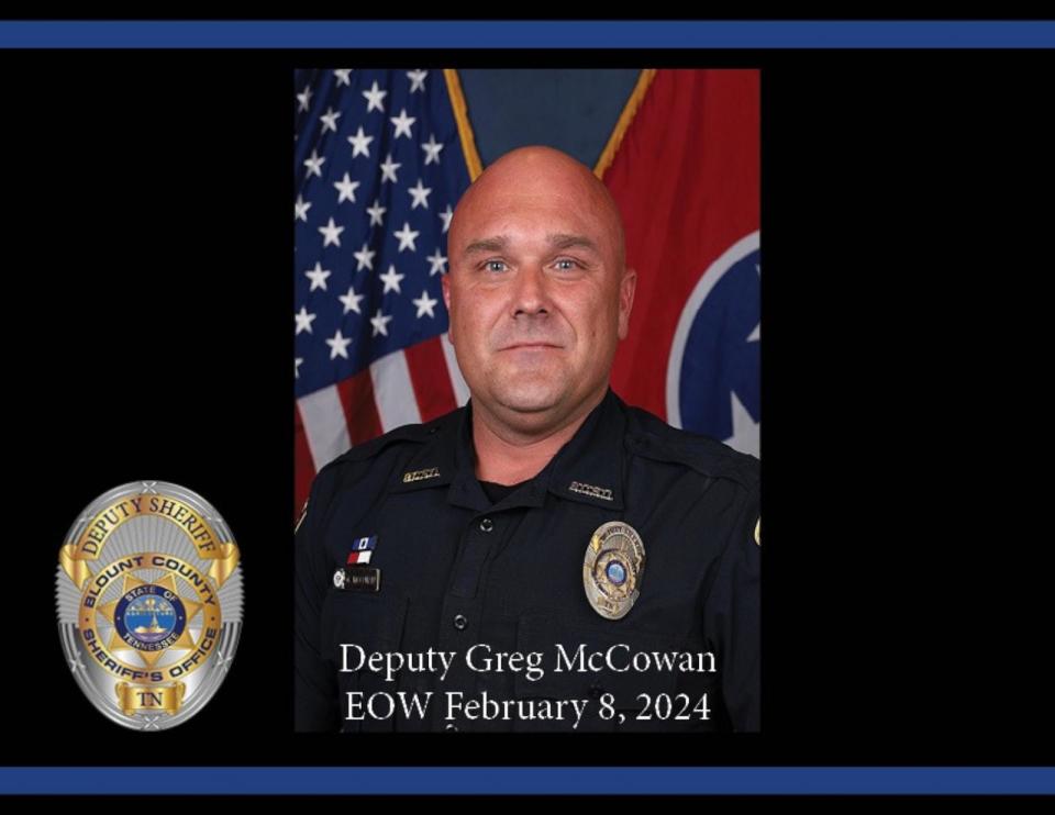 PHOTO: Blount County sheriff's deputy Deputy Greg McCowan, who was killed in a shooting on Feb. 8, 2024. (Blount County Sheriff's Office)