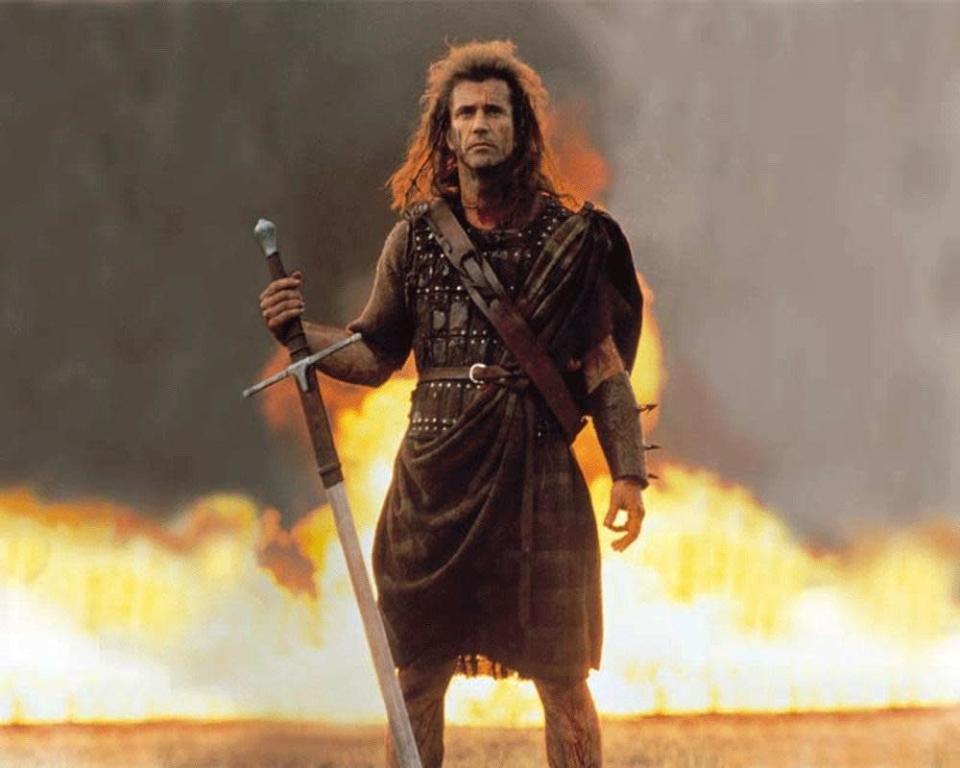 Braveheart (1995).- La película protagonizada y dirigida por Mel Gibson fue ganadora de 5 Premios Oscar y vamos a ser sinceros, cada vez que vemos que la están pasando en la televisión, nos quedamos hipnotizados mirándola.