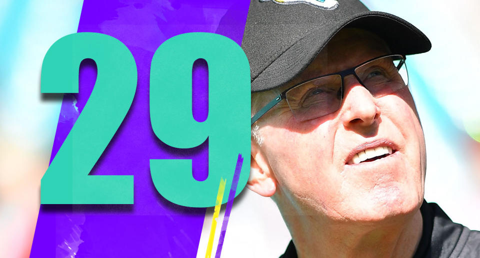 <p>Of course you’d want to retain the entire power structure of the most disappointing team in the NFL this season. But hey, rip a couple players for sitting on the bench, that’s the real problem. (Tom Coughlin) </p>