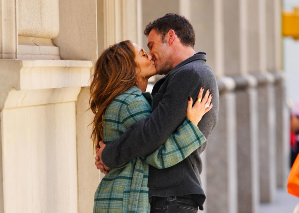 The couple seem very happy together second time around, pictured in New York, September 2021. (Photo by Gotham/GC Images)