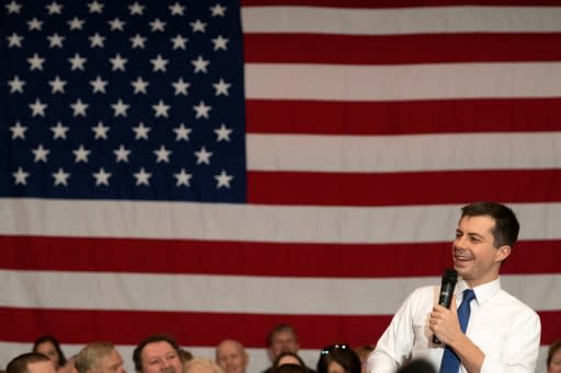 White House hopeful Pete Buttigieg, a former South Bend, Indiana mayor, has been barnstorming Iowa ahead of its first-in-the-nation Democratic nomination vote on February 3, 2020, while some rivals are in US President Donald Trump's impeachment trial