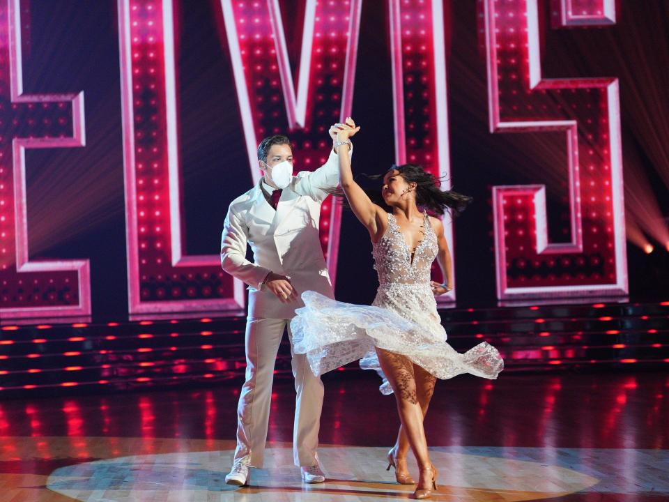 Joseph Baena and Alexis Warr on season 31 of "Dancing With the Stars."