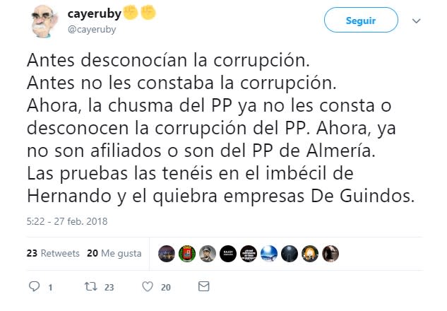 <p>Como era de esperar, las redes se han llenado de críticas ante los sucesivos cambios de opinión por parte de los políticos que se han producido en los últimos meses.<br>Foto: Twitter. </p>