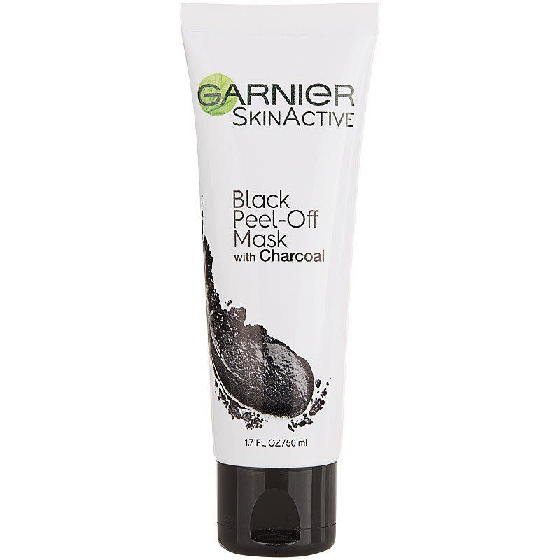 8) SkinActive Black Peel-Off Mask with Charcoal