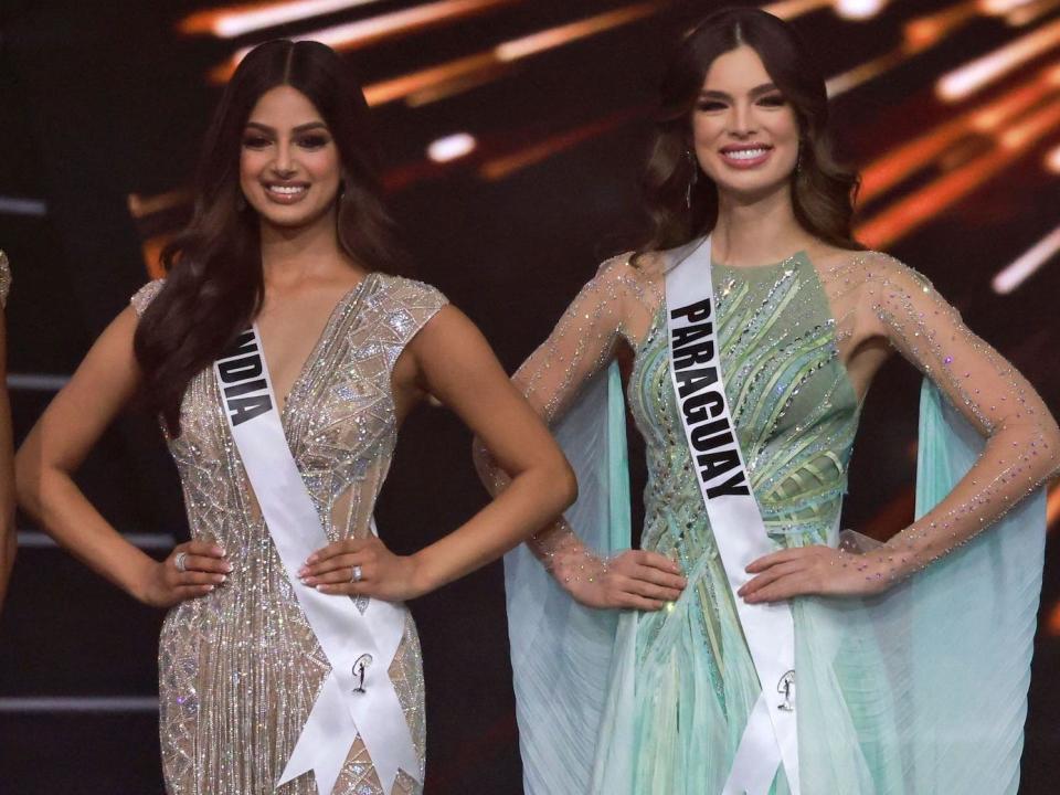 Miss India, Miss South Africa, Miss Paraguay