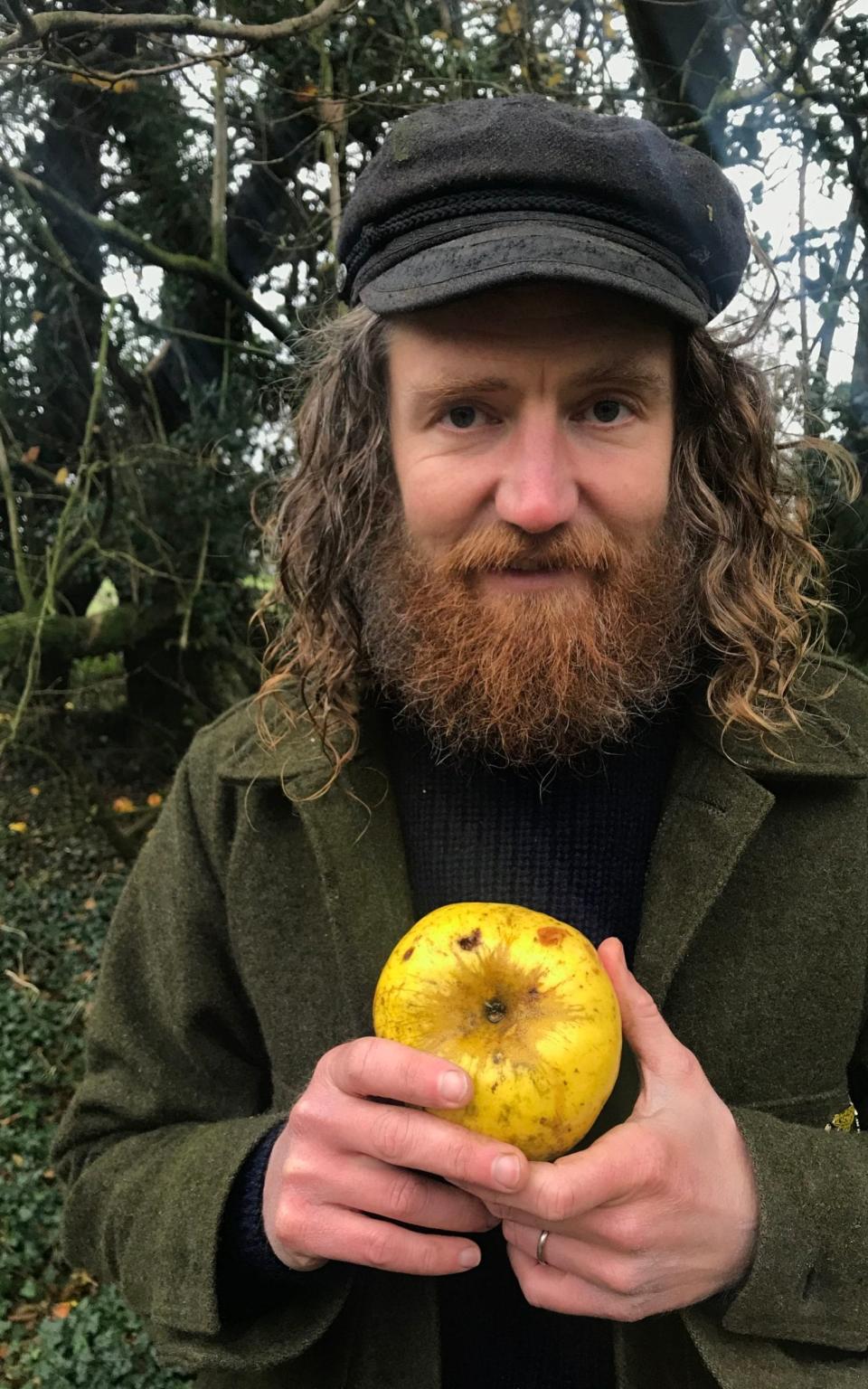 Archie Thomas discovered the new apple by chance earlier this month - PA