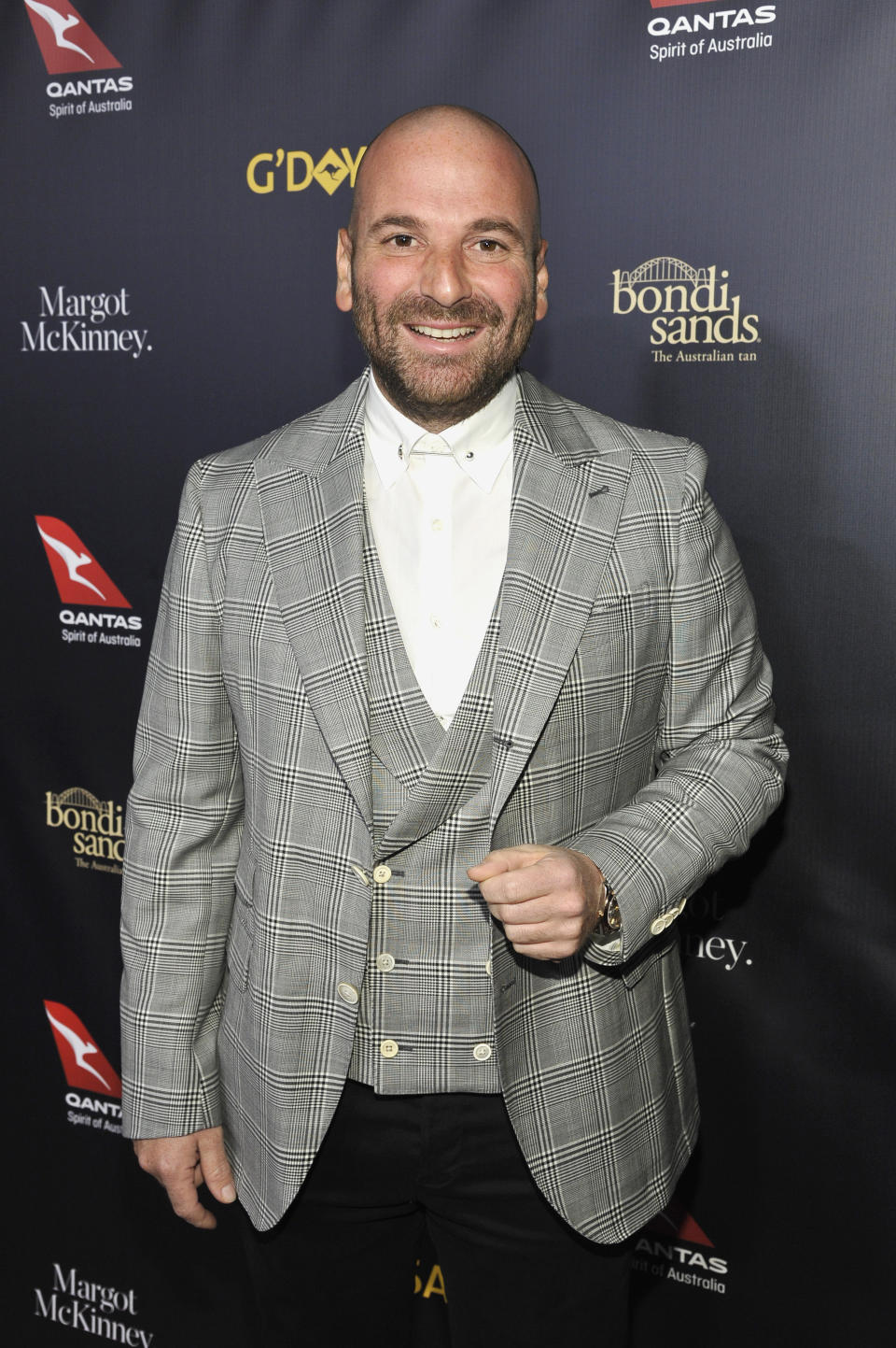 CULVER CITY, CA - JANUARY 26:  George Calombaris attends the 2019 G'Day USA Gala at 3LABS on January 26, 2019 in Culver City, California.  (Photo by John Sciulli/Getty Images for G'Day USA )