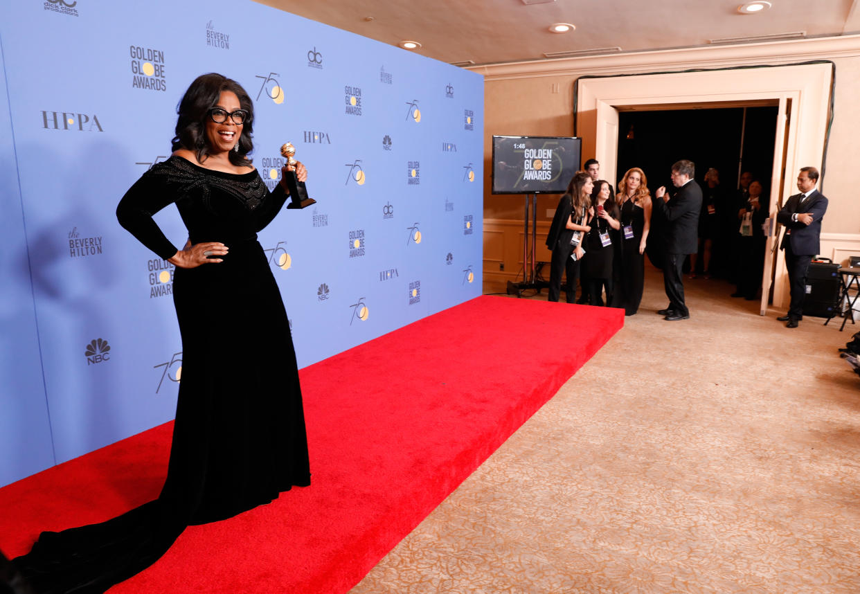 Oprah for president? Social media approves. (Photo: Getty Images)