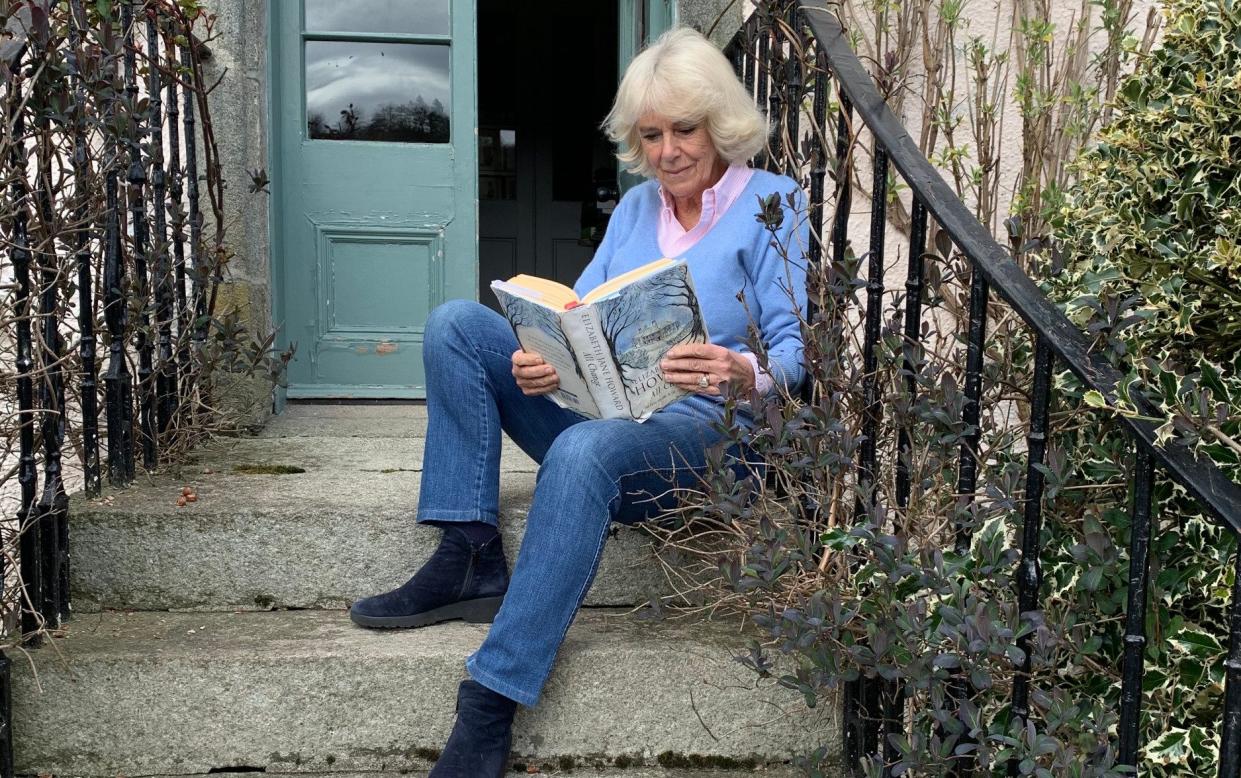 Queen Camilla wearing jeans