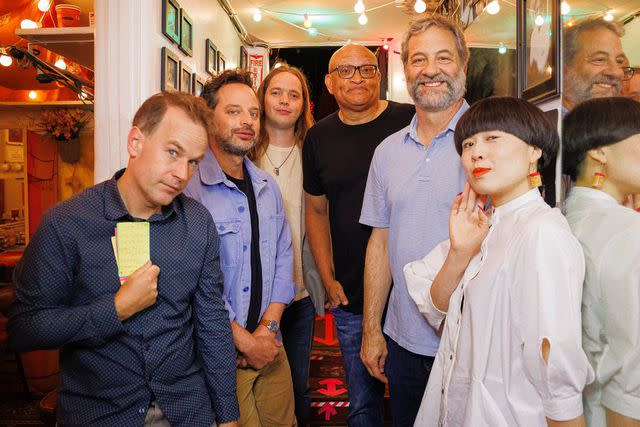 <p>Liezl Estipona</p> Mike Birbiglia, Nick Kroll, Larry Willmore, Judd Apatow and Atsuko Okatsuka