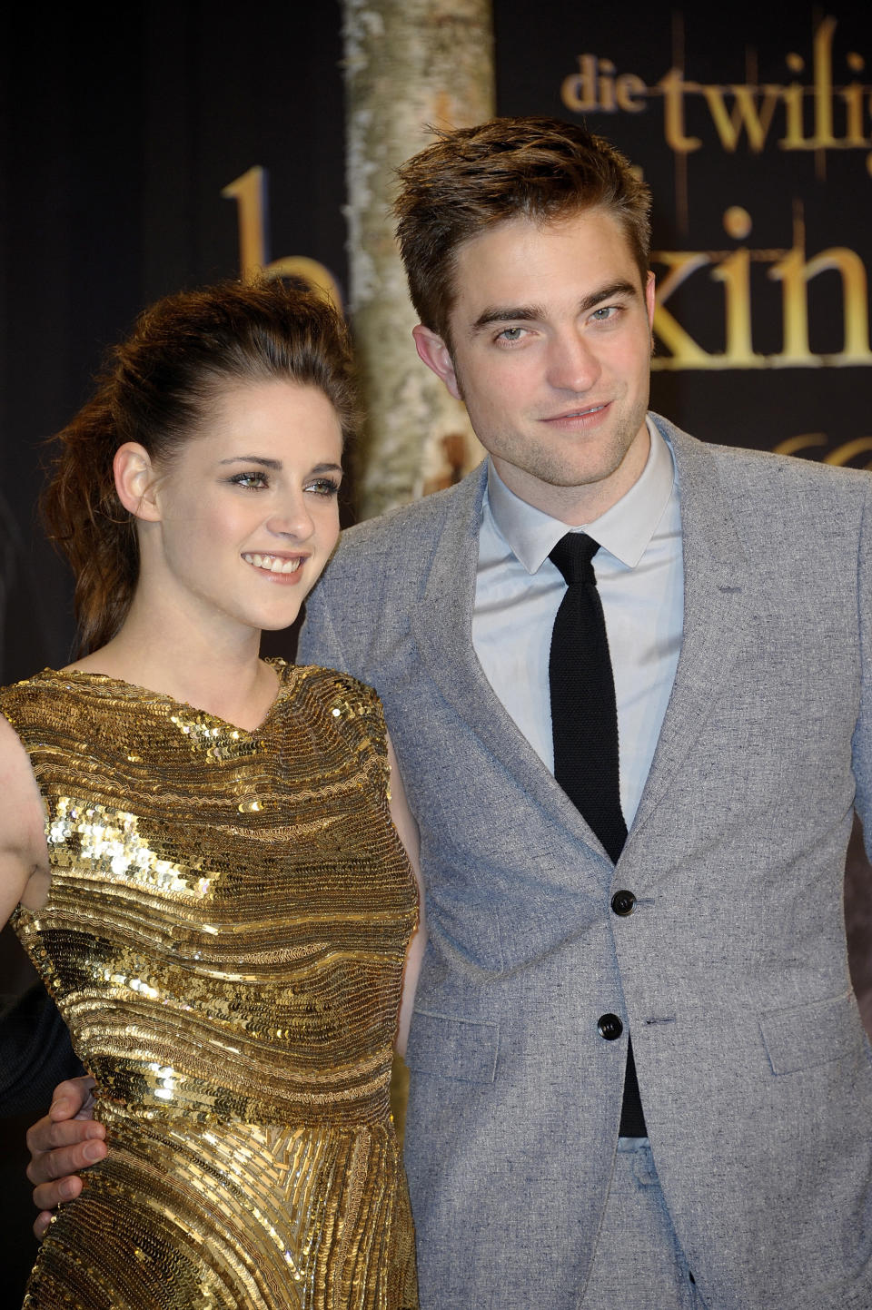  Kristen Stewart and Robert Pattinson attend the 'Twilight Saga: Breaking Dawn Part 2' premiere in 2012.  (Photo: Luca Teuchmann via Getty Images)