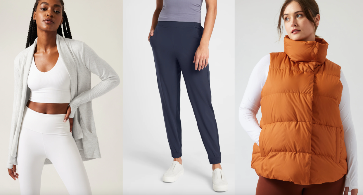 If you're looking to make good on your resolutions or just need cozy loungewear, Athleta has you covered with their Boxing Day Sale (Photos via Athleta)