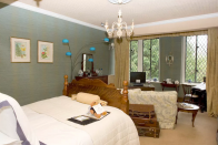 <p>The castle, which was built in 1841, has a variety of four-poster bedrooms with garden views. (Airbnb) </p>