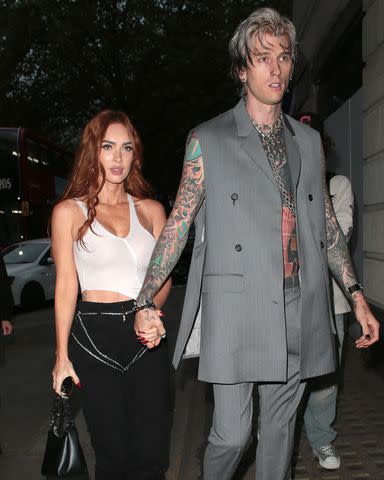 <p>Ricky Vigil M / Justin E Palmer/GC</p> Megan Fox and Machine Gun Kelly on May 30, 2023