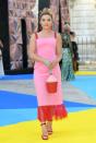 <p>Pugh stood out in pink and red at the Royal Academy of Arts Summer Exhibition Preview Party, June 2018.</p>