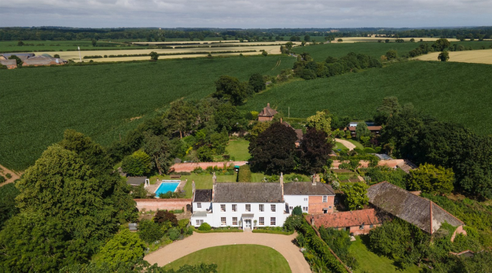 The seven-bedroom Hill House comes with a pool.