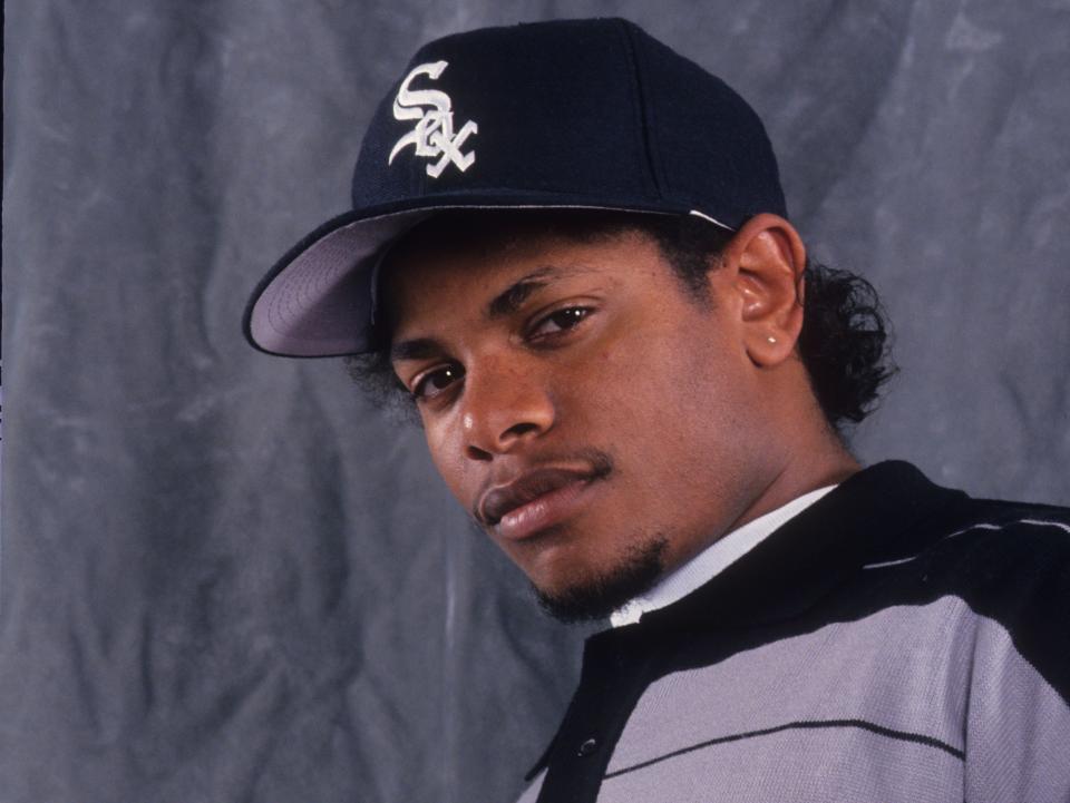 eazy-e wearing a hat
