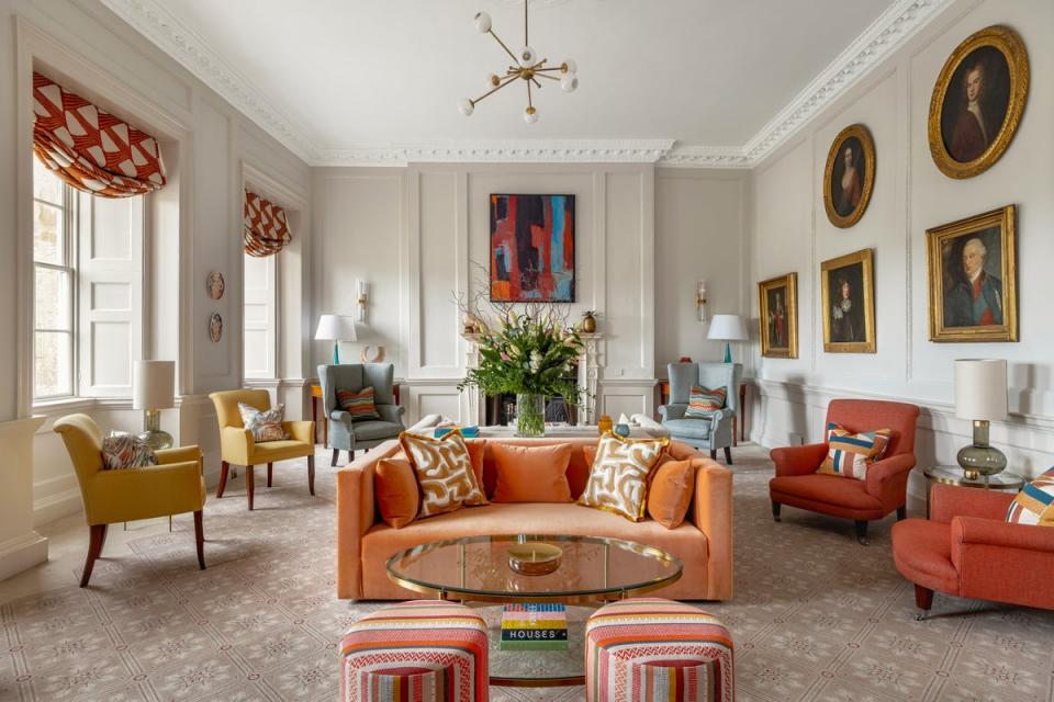 The hotel's drawing room (The Royal Crescent Hotel & Spa)